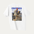 Cocorico Fierte - T-Shirt Blanc FRANCE