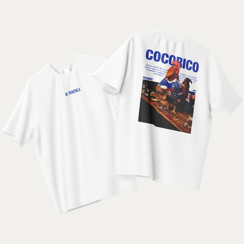 Cocorico Biere - T-Shirt Blanc FRANCE