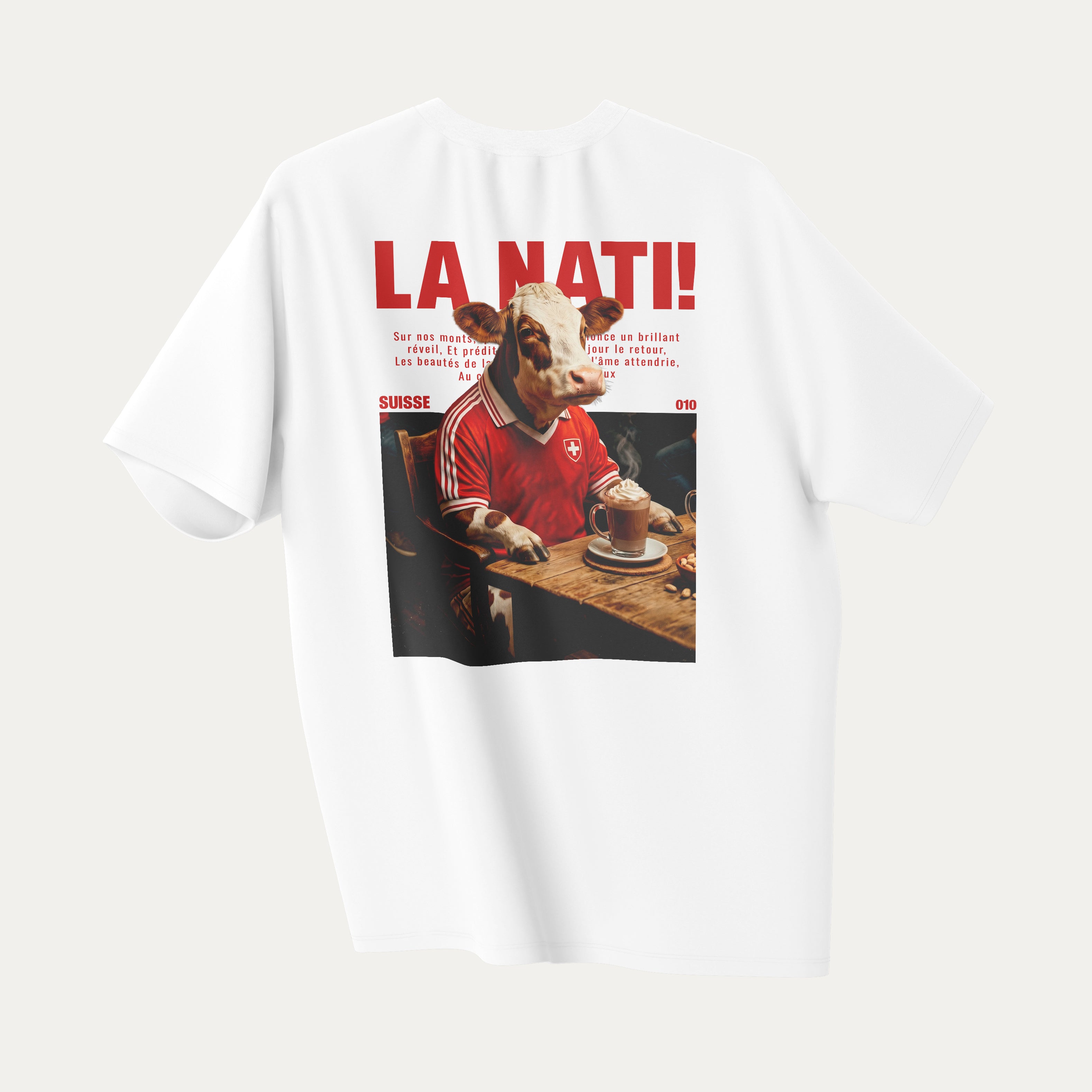 La Nati - T-Shirt Blanc SUISSE