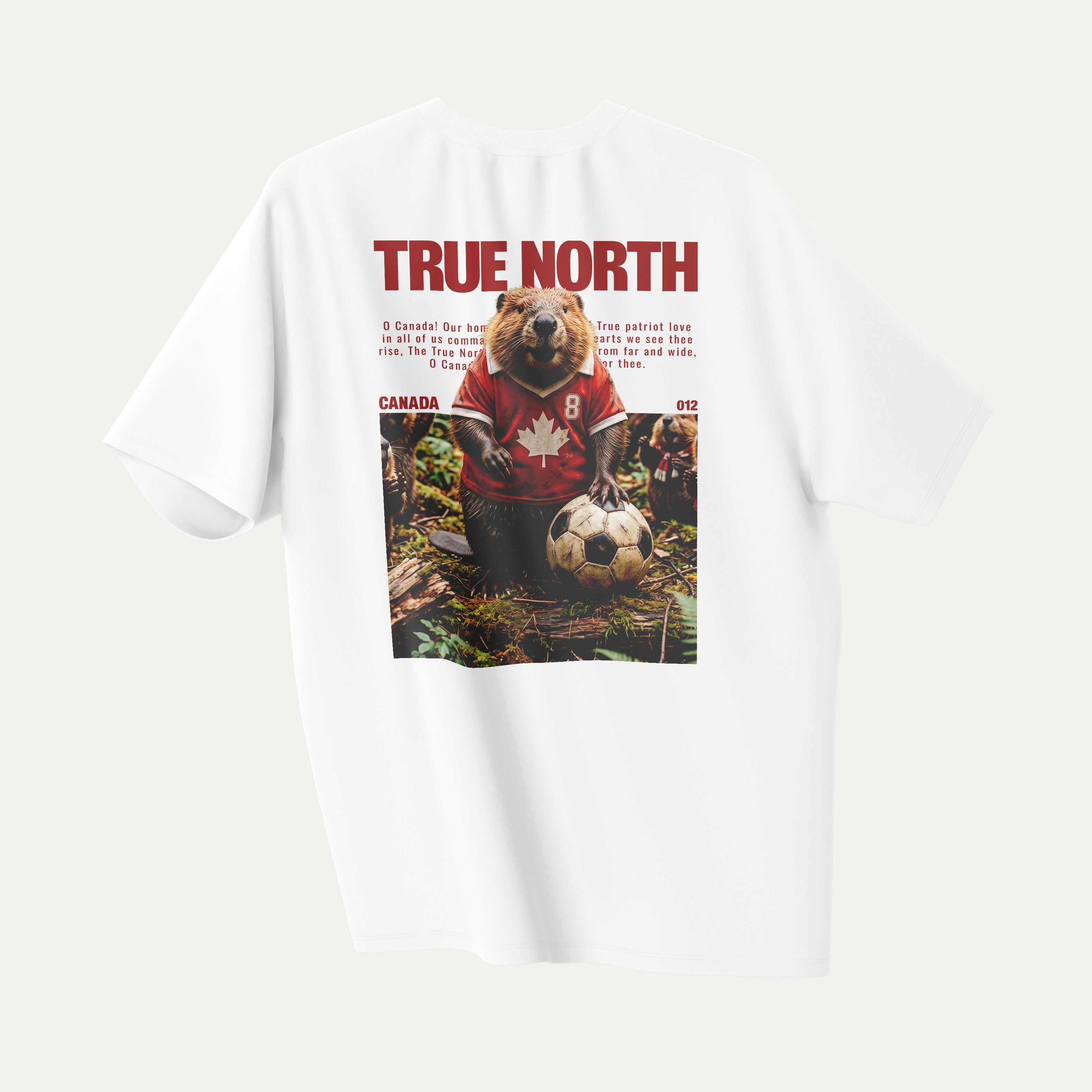 True North - T-Shirt Blanc CANADA