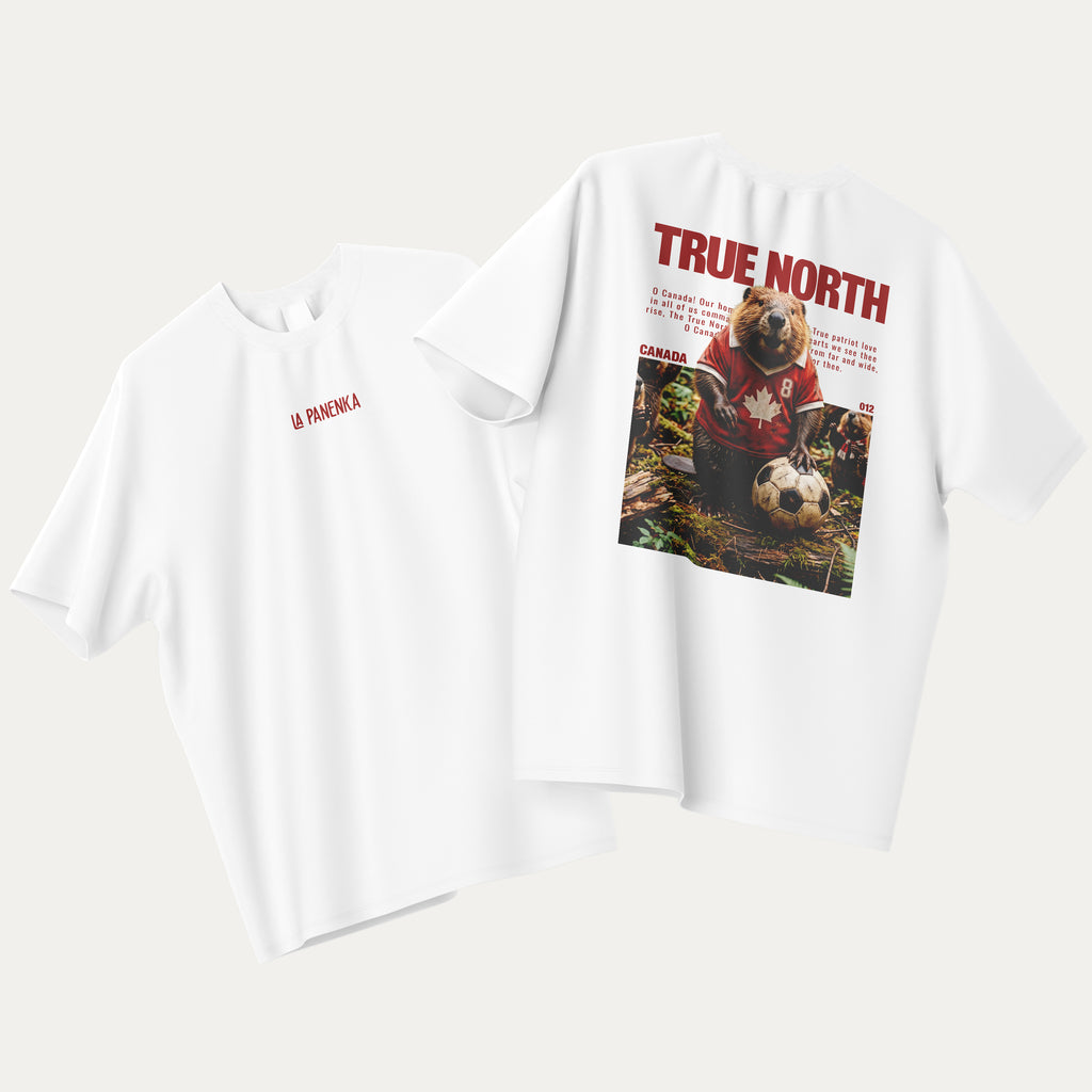 True North - T-Shirt Blanc CANADA