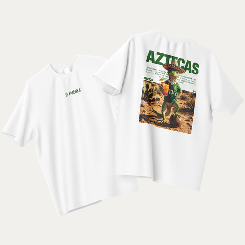 Aztecas - T-Shirt Blanc MEXIQUE