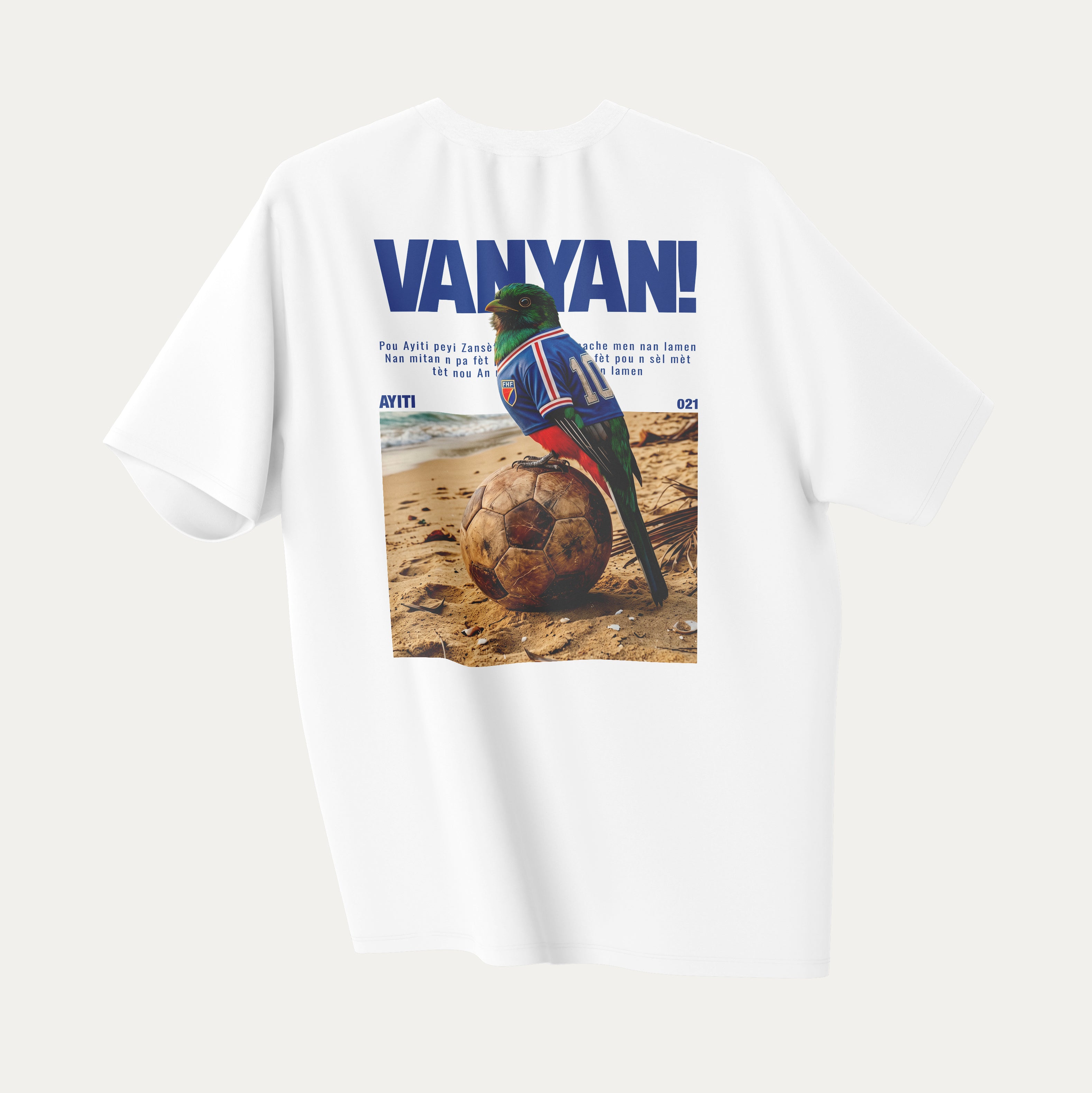Vanyan ! - T-Shirt Blanc HAITI