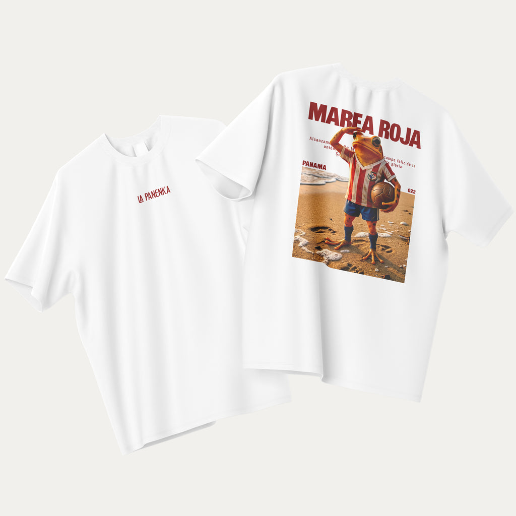Marea Roja - T-Shirt Blanc PANAMA