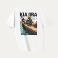 Kia Ora - T-Shirt Blanc NOUVELLE ZELANDE