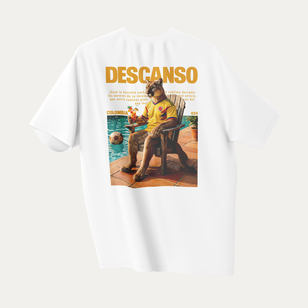 Descanso - T-Shirt Blanc COLOMBIE