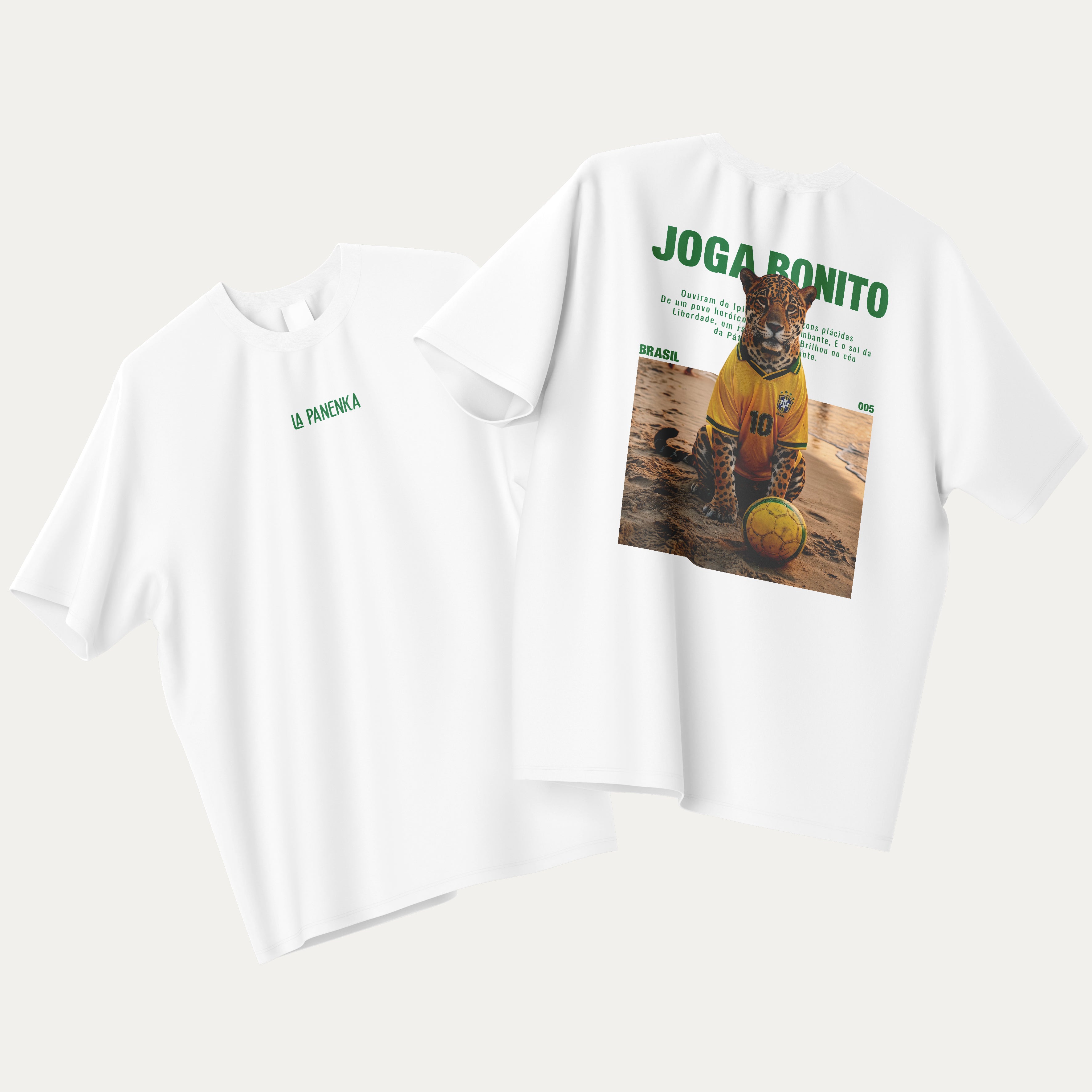 Joga Bonito - T-Shirt Blanc BRESIL