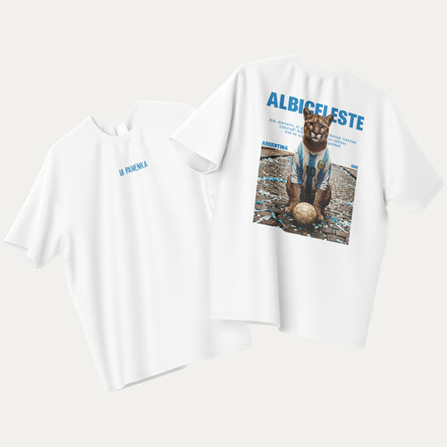 Albiceleste - T-Shirt Blanc ARGENTINE