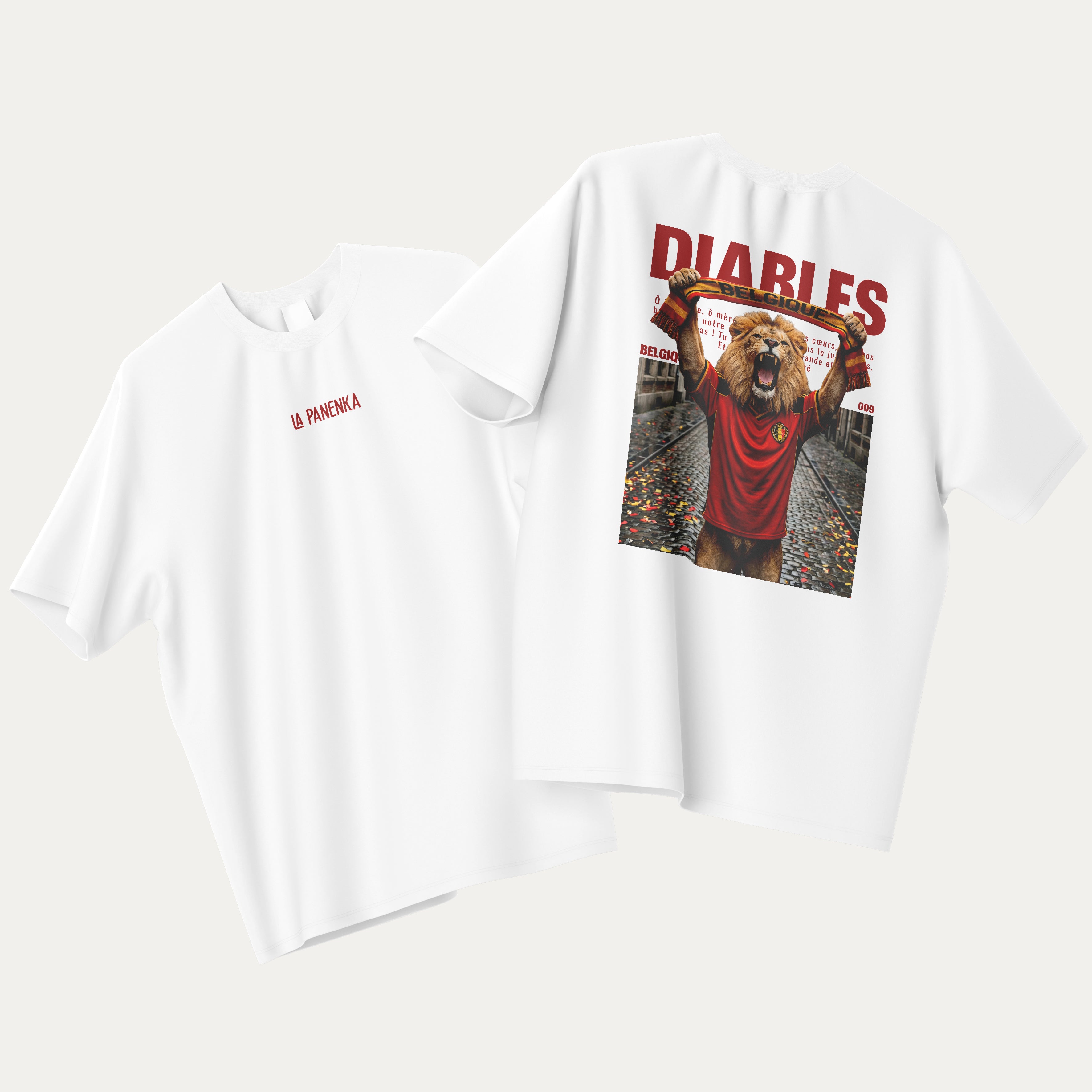 Diables - T-Shirt Blanc BELGIQUE